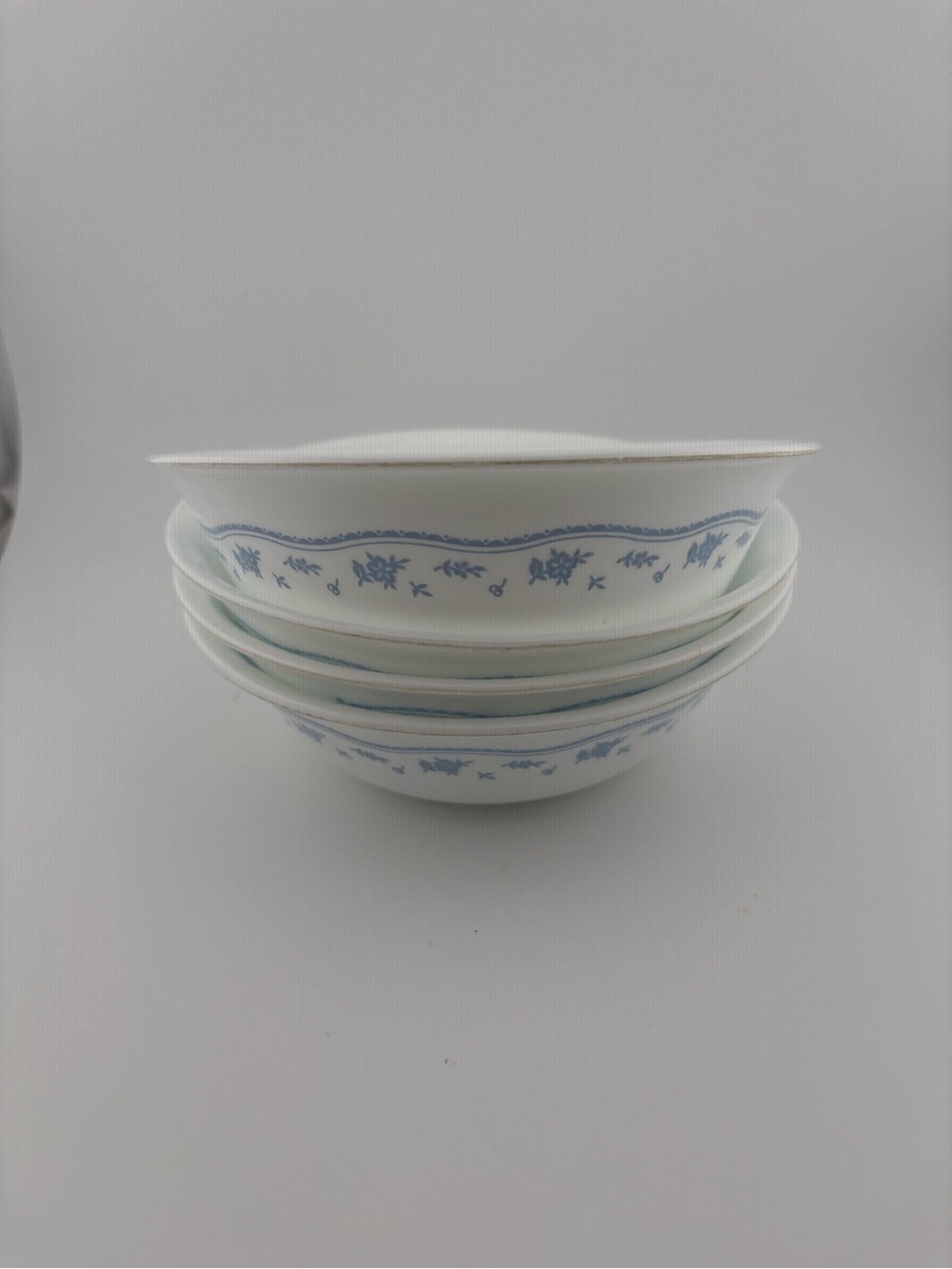 Corelle Morning Blue Cereal Bowls 6.5” - Set of 4